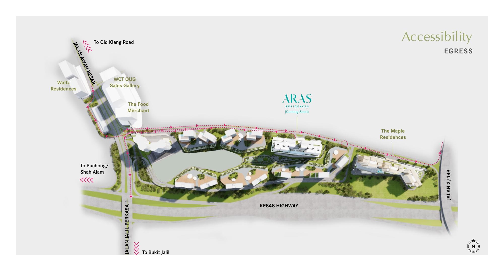 Level 9 podium facilities plan of ARAS Residences